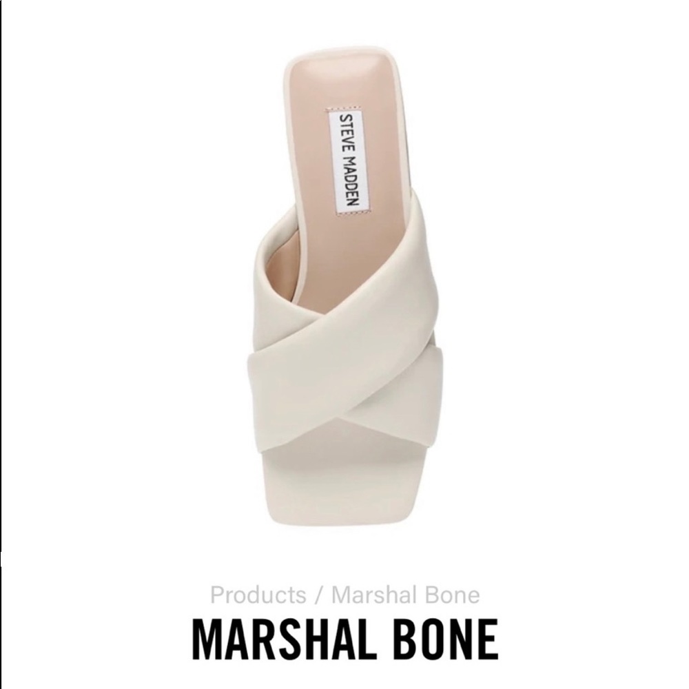 Steve Madden Marshal Bone Slides
